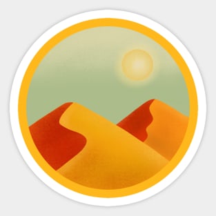 Desert Mountain Sticker